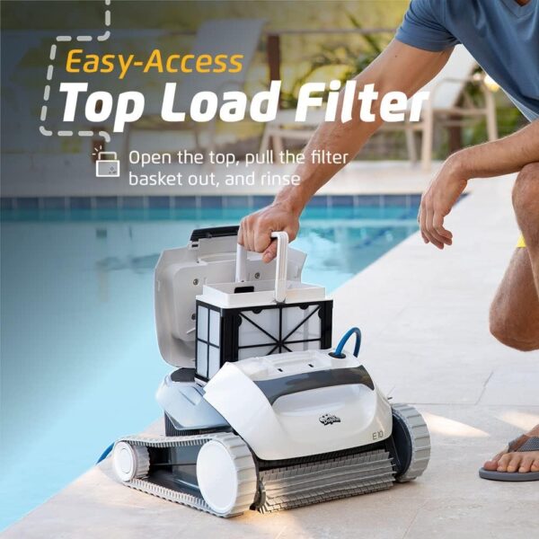 Dolphin E10 Robotic Pool Vacuum Cleaner - Image 3